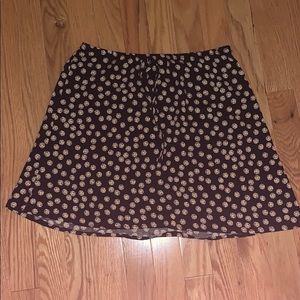 Black Daisy Skirt
